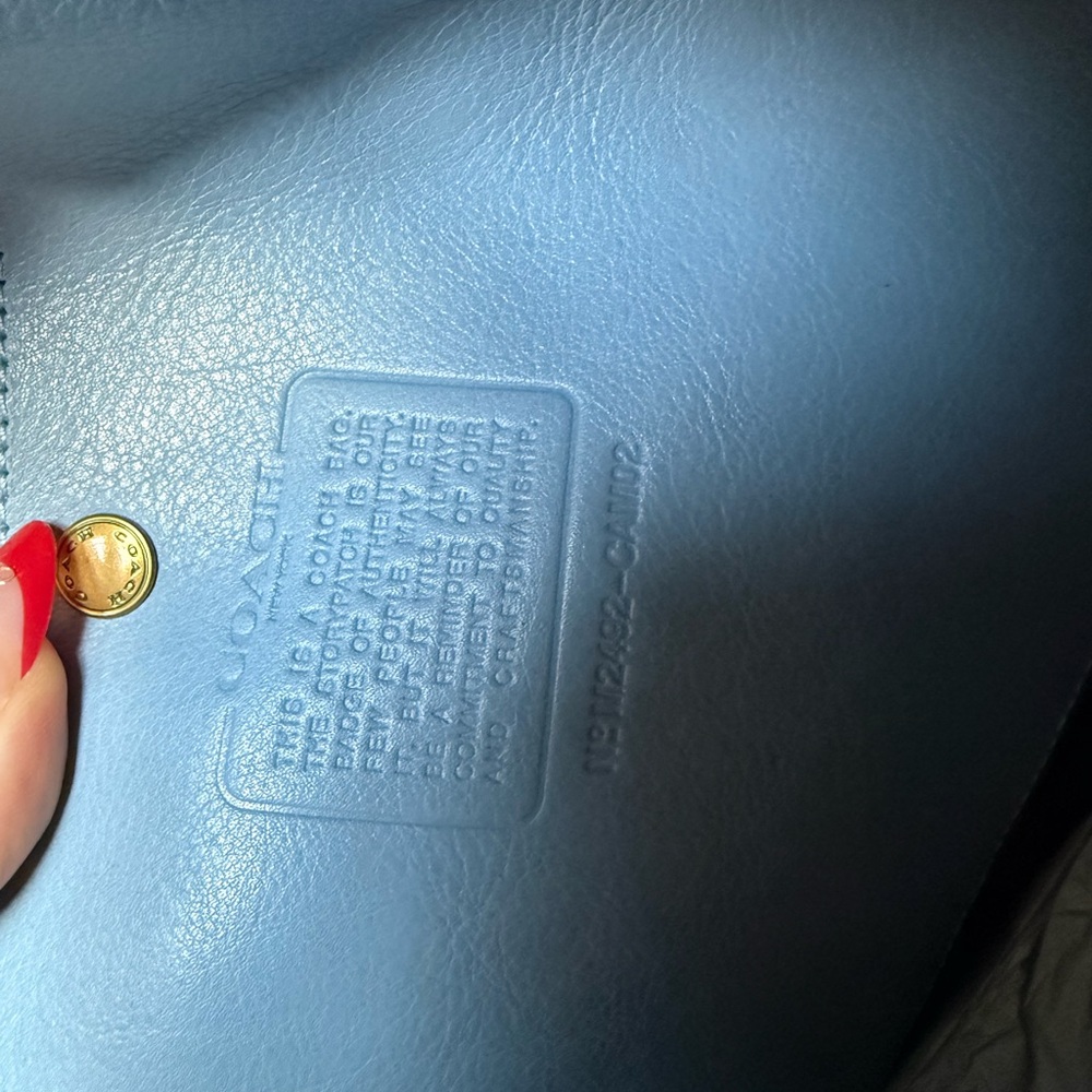 Coach Manhattan Tote Bluebell - Picture 10 of 12